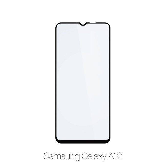 Vetro temperato FullCase per Samsung A12, FixPremium
