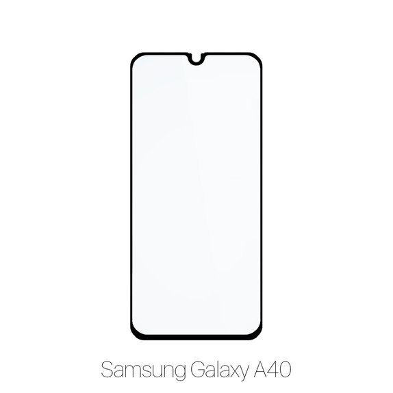 Vetro temperato FullCase per Samsung A40, FixPremium