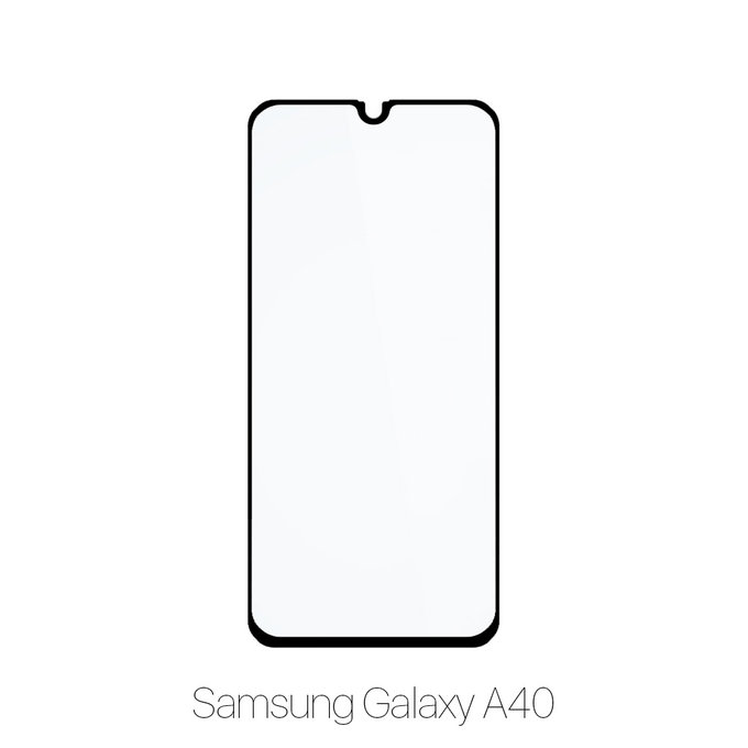 Vetro temperato FullCase per Samsung A40, FixPremium