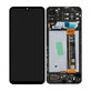 Schermo per Samsung M13 M135F, Vetro touch con cornice, GH82-29132A, GH82-29133A, Genuine Service Pack