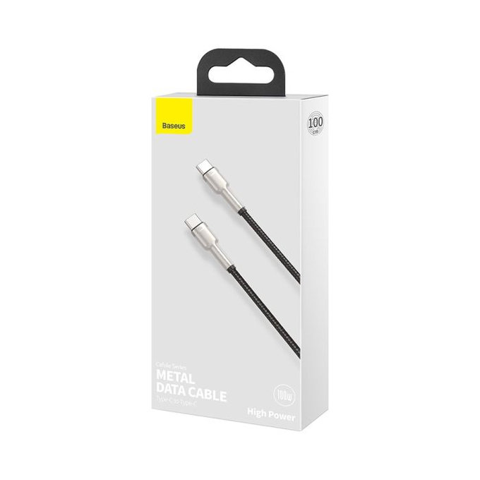 Cavo da USB-C a USB-C 1m, Black, Baseus