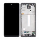 Schermo OLED per Samsung A52 4G A525F, Awesome Black, Vetro touch con cornice