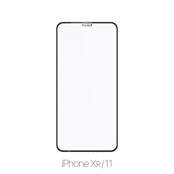Vetro temperato FullCase per iPhone XR, 11, FixPremium