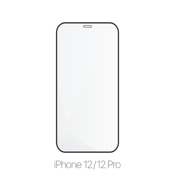 Vetro temperato FullCase per iPhone 12, 12 Pro, FixPremium
