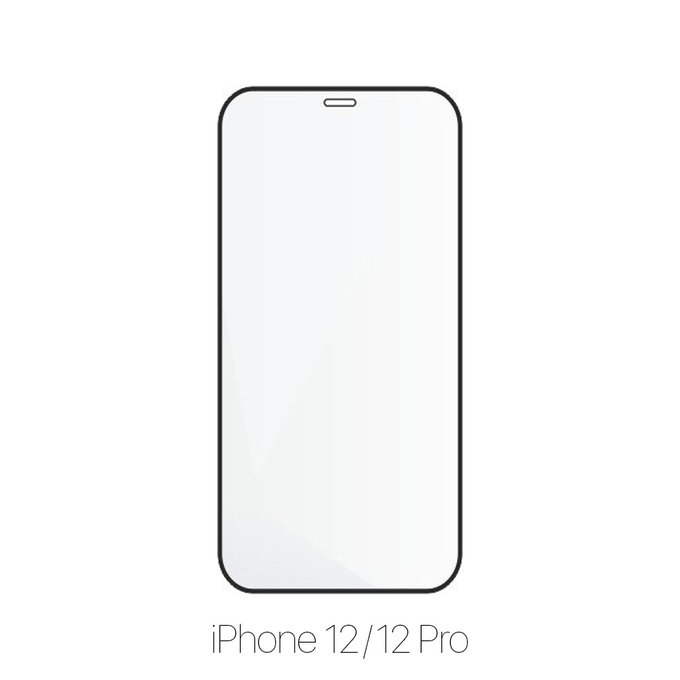 Vetro temperato FullCase per iPhone 12, 12 Pro, FixPremium