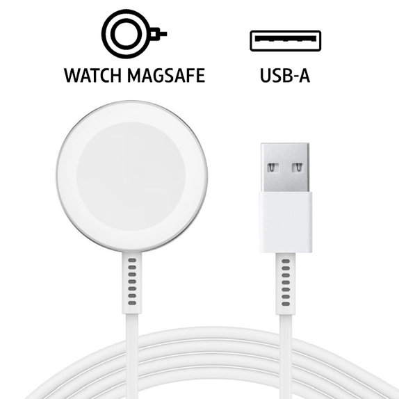 Cavo di ricarica magnetico USB-A 1m Plastic, Bulk, Compatibile con Apple Watch