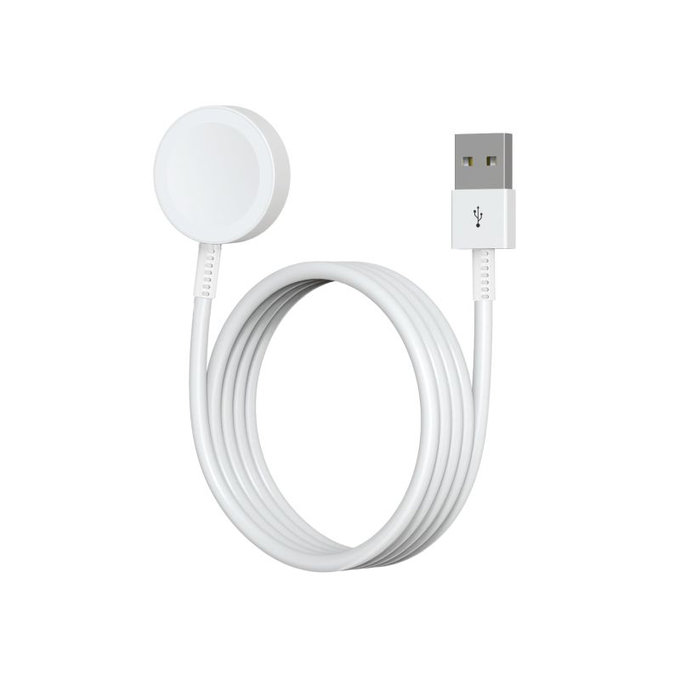 Cavo di ricarica magnetico USB-A 1m Plastic, Bulk, Compatibile con Apple Watch