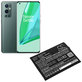 Batteria per OnePlus 9 Pro LE2121 LE2125, 2200mAh, Li-Pol, 7.4 V, BLP827, HQ