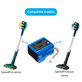 Batteria per Philips SpeedPro, SpeedPro Aqua, INR18650C25, Li-Ion, 2500mAh, 21.6V, HQ