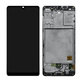 Schermo per Samsung A41 A415F, Prism Crush Black, Vetro touch con cornice