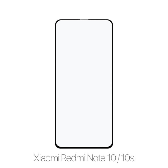 Vetro temperato FullCase per Xiaomi Redmi Note 10, 10S, FixPremium