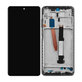 Schermo per Xiaomi Poco X3 NFC M2107J20CG, Shadow Grey, Vetro touch con cornice