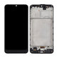 Schermo per Samsung M31 M315F, Space Black, Vetro touch con cornice