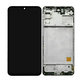 Schermo per Samsung M31s M317F, Mirage Black, Vetro touch con cornice