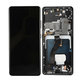 Schermo per Samsung S21 Ultra G998B, Phantom Black, Vetro touch con cornice