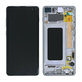 Schermo per Samsung S10 Plus G975F, Prism Black, Vetro touch con cornice