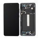 Schermo OLED per Samsung S21 FE G990B, Black, Vetro touch con cornice