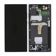 Schermo OLED per Samsung S22 Ultra S908B, Phantom Black, Vetro touch con cornice