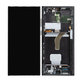 Schermo per Samsung S22 Ultra S908B, Phantom Black, Vetro touch con cornice