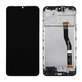 Schermo per Samsung M20 M205F, Black, Vetro touch con cornice