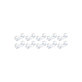 Set di 10 clip organizzacavi, Transparent, FixPremium