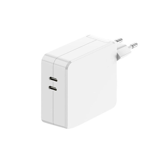 Adattatore di ricarica dual USB-C 35W, Compatibile con Apple