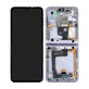 Schermo per Samsung Z Flip 4 F721B, Bora Purple, Vetro touch con cornice, GH82-29440B, GH82-30239B, GH82-29441B, GH82-30238B, Genuine Service Pack