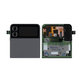 Schermo per Samsung Z Flip 4 F721B, Graphite, Vetro touch con cornice, External, GH97-27947A, Genuine Service Pack