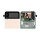 Schermo per Samsung Z Flip 4 F721B, Pink Gold, Vetro touch con cornice, External, GH97-27947C, Genuine Service Pack