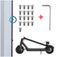 Set di 17 viti M3 per cover batteria inferiore per Xiaomi Mi Electric Scooter 1S, 2 M365, Essential, Pro, Pro 2