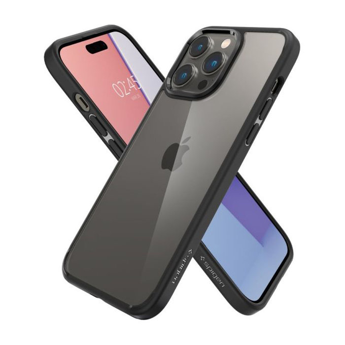 Custodia Ultra Hybrid per iPhone 14 Pro, Matte Black, Spigen