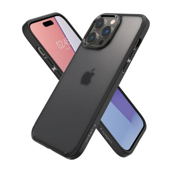 Custodia Ultra Hybrid per iPhone 14 Pro, Frost Black, Spigen