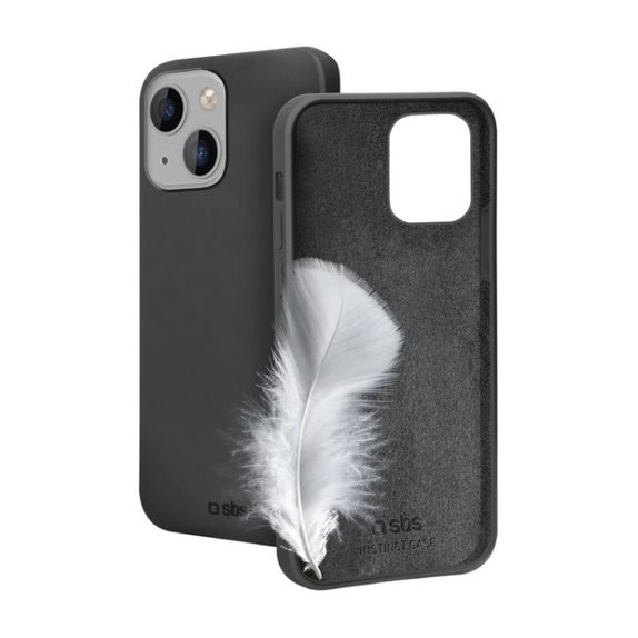 Custodia Instinct per iPhone 14/13, Black, SBS