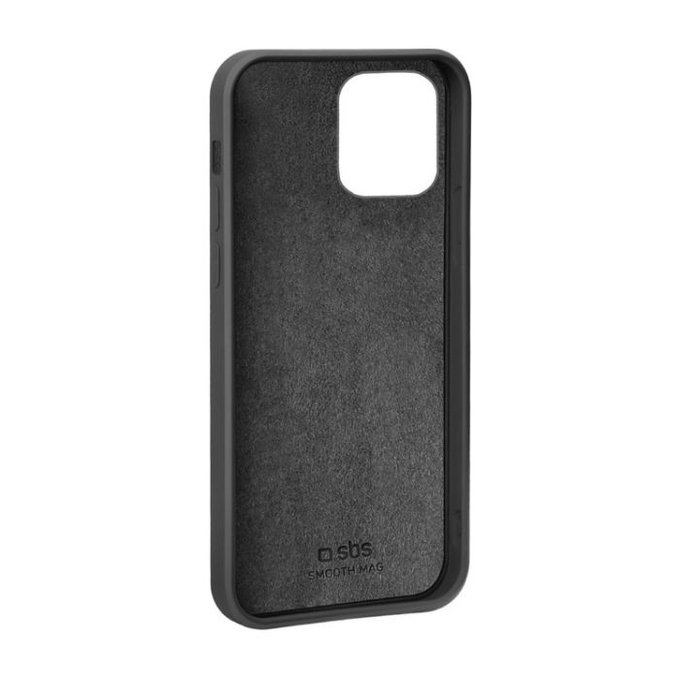 Custodia Smooth Mag con MagSafe per iPhone 14, Black, SBS