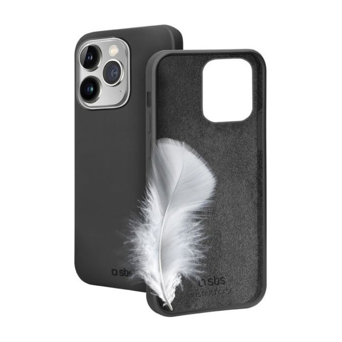 Custodia Instinct per iPhone 14 Pro, Black, SBS