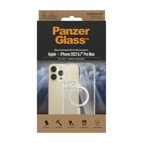 Custodia HardCase con MagSafe per iPhone 14 Pro Max, PanzerGlass