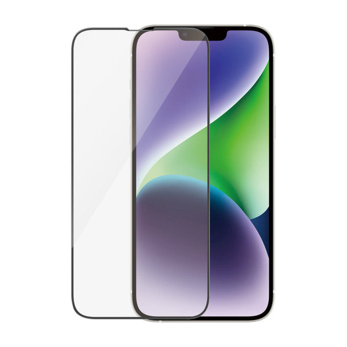 Vetro temperato UWF AB con applicatore per iPhone 14 Plus/13 Pro Max, Nero, PanzerGlass