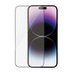 Vetro temperato UWF AB con applicatore per iPhone 14 Pro Max, Nero, PanzerGlass