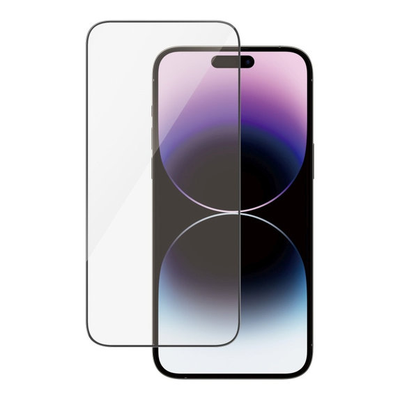 Vetro temperato UWF AB con applicatore per iPhone 14 Pro Max, Nero, PanzerGlass