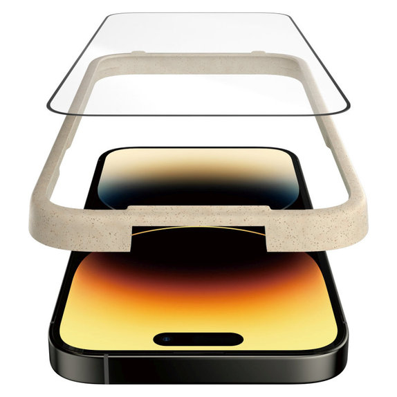 Vetro temperato UWF Anti-Reflective AB con applicatore per iPhone 14 Pro, Nero, PanzerGlass