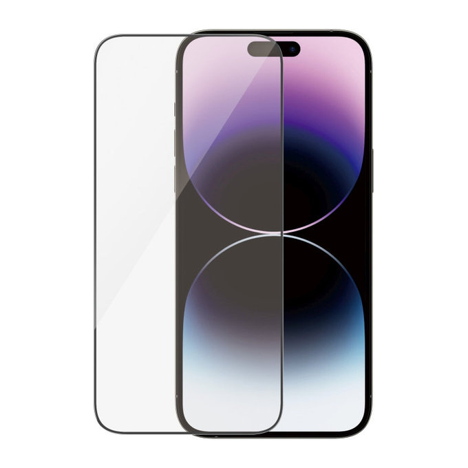 Vetro temperato UWF Anti-Reflective AB con applicatore per iPhone 14 Pro Max, Nero, PanzerGlass