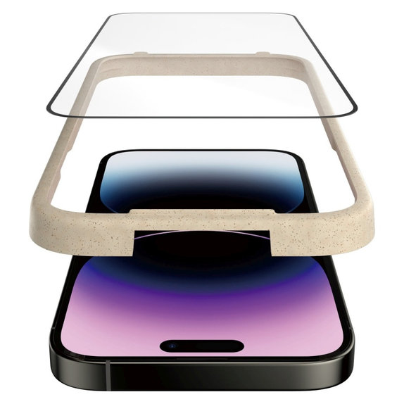 Vetro temperato UWF Anti-Reflective AB con applicatore per iPhone 14 Pro Max, Nero, PanzerGlass