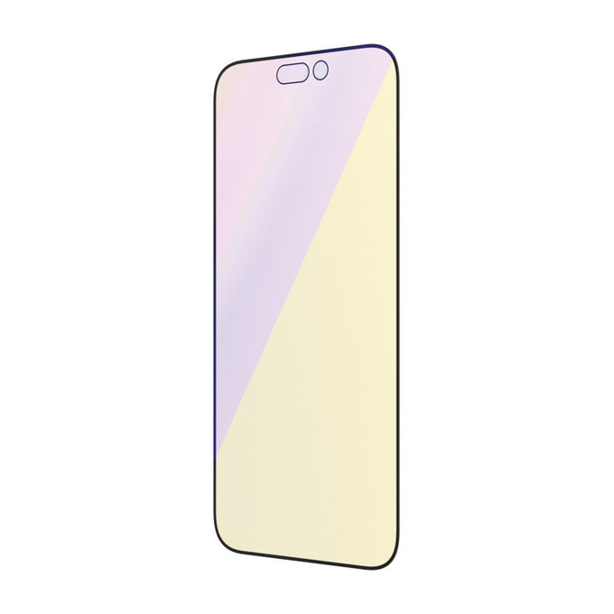 Vetro temperato UWF Anti-Bluelight AB con applicatore per iPhone 14 Pro, Nero, PanzerGlass