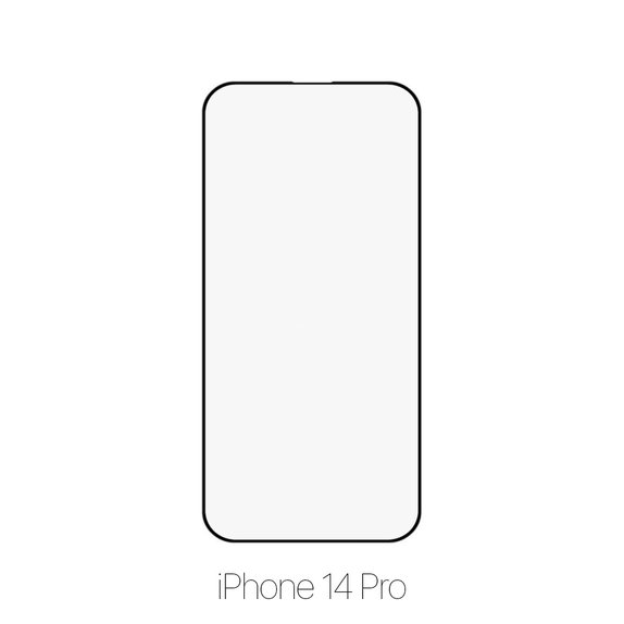 Vetro temperato FullCase per iPhone 14 Pro, FixPremium