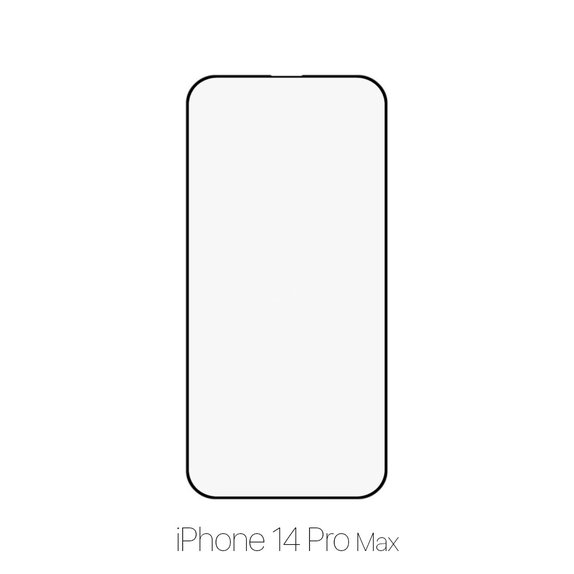 Vetro temperato FullCase per iPhone 14 Pro Max, FixPremium