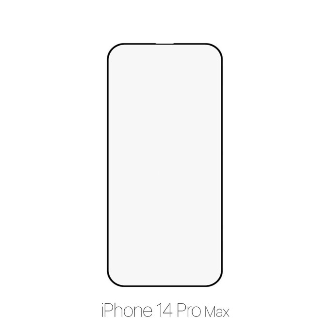Vetro temperato FullCase per iPhone 14 Pro Max, FixPremium