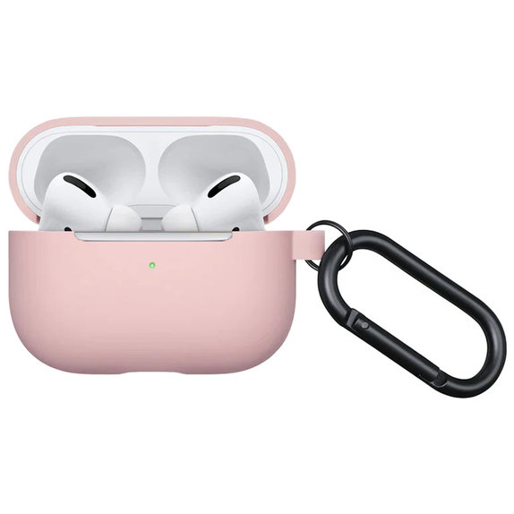 Custodia in silicone per AirPods Pro, Pink, FixPremium