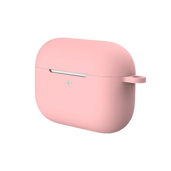 Custodia in silicone per AirPods Pro, Pink, FixPremium