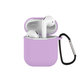 Custodia in silicone per AirPods 1 e 2, Lila, FixPremium