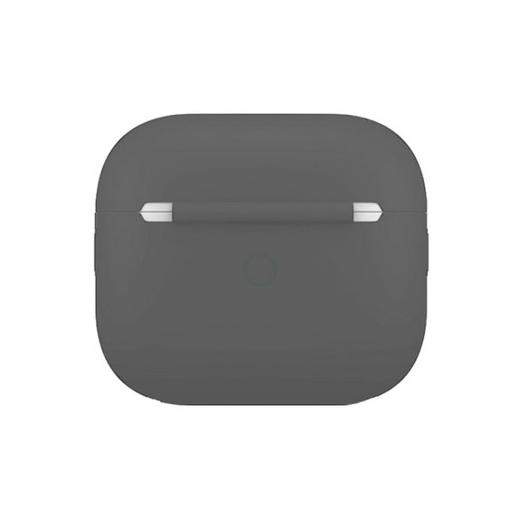 Custodia in silicone per AirPods 3, Space Grey, FixPremium